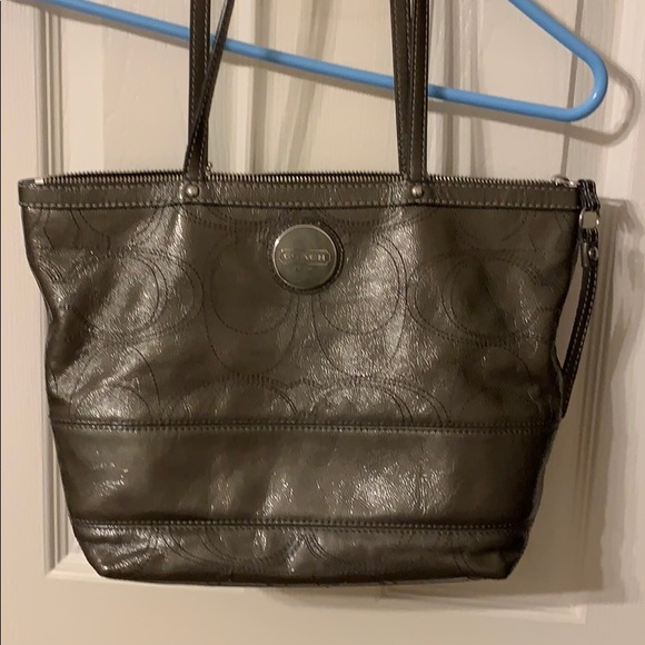 Silver Coach Purse - Picture 2 of 4